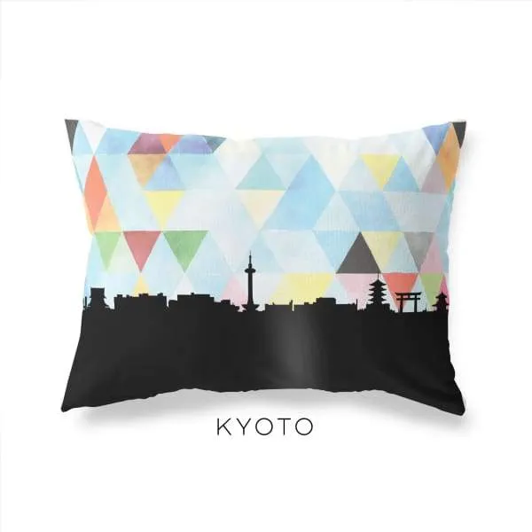 Kyoto, Japan geometric skyline