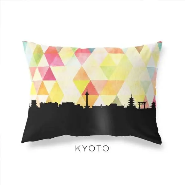 Kyoto, Japan geometric skyline