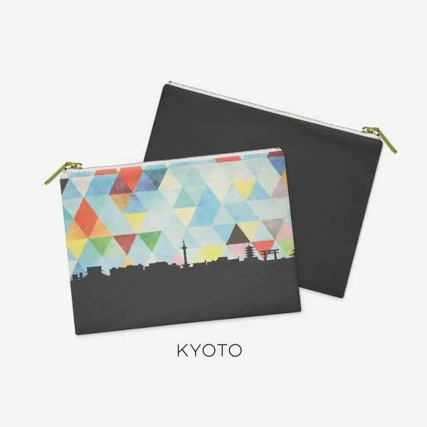Kyoto, Japan geometric skyline