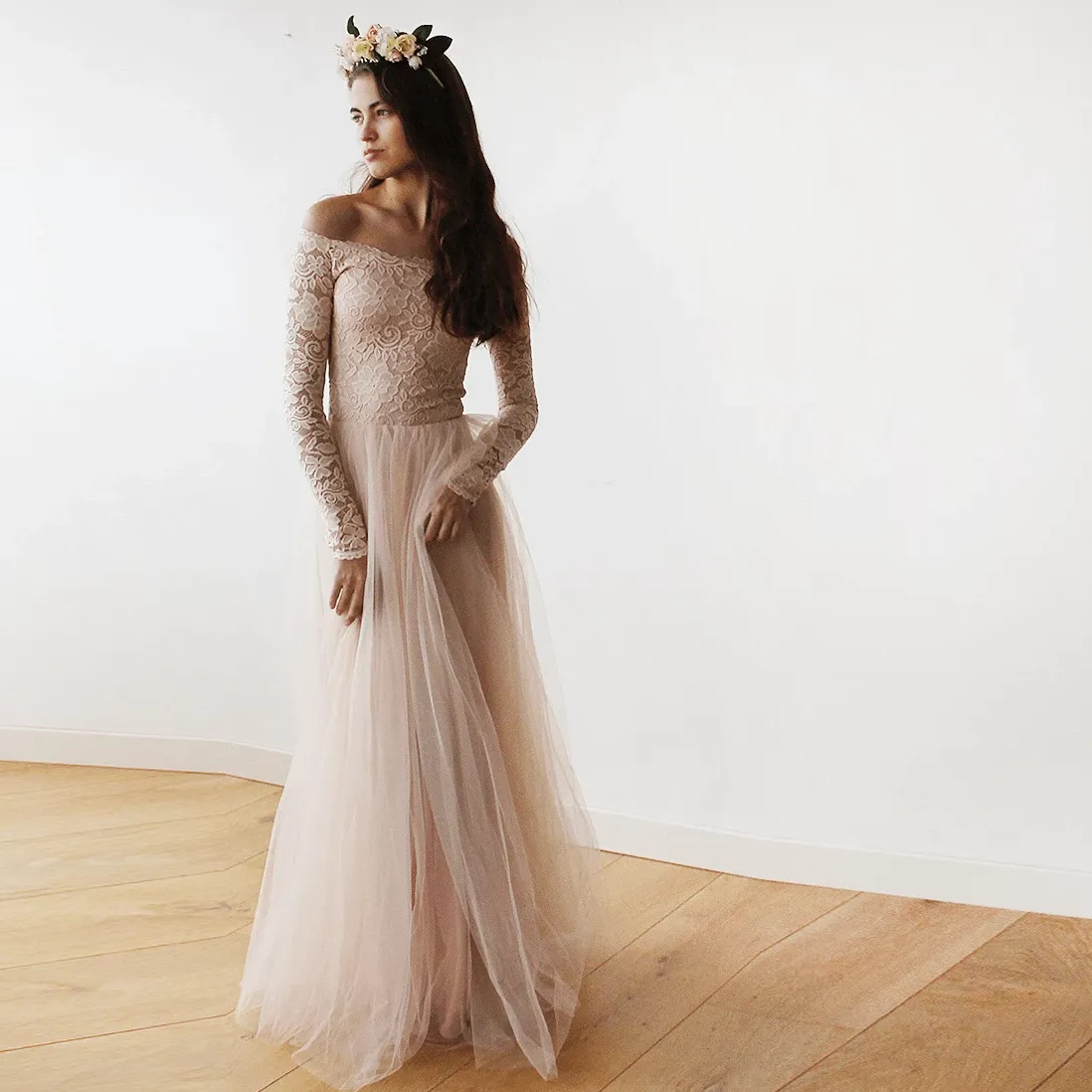 Lace and Tulle Dress #1134