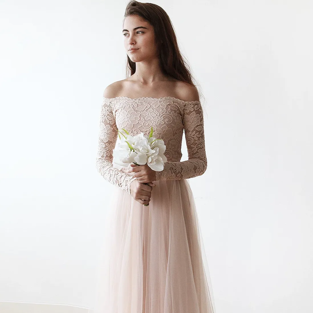 Lace and Tulle Dress #1134