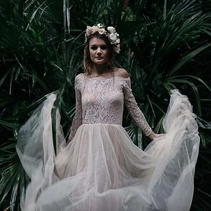 Lace and Tulle Dress #1134