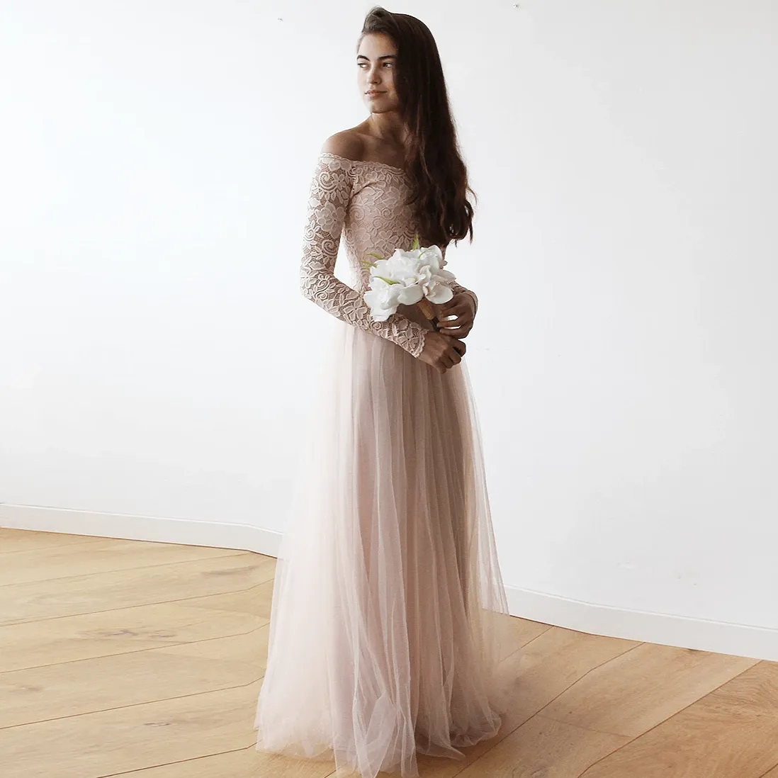 Lace and Tulle Dress #1134