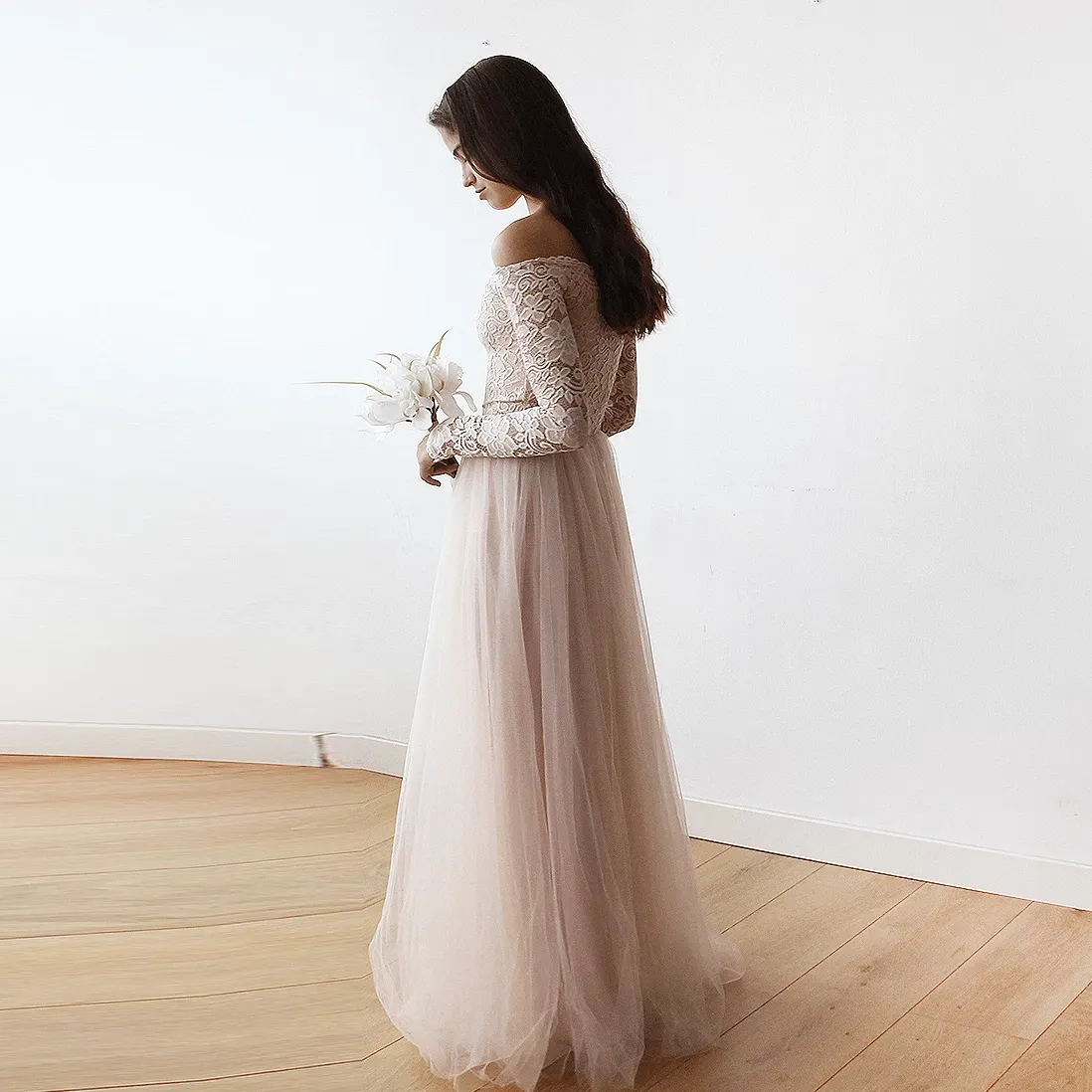 Lace and Tulle Dress #1134