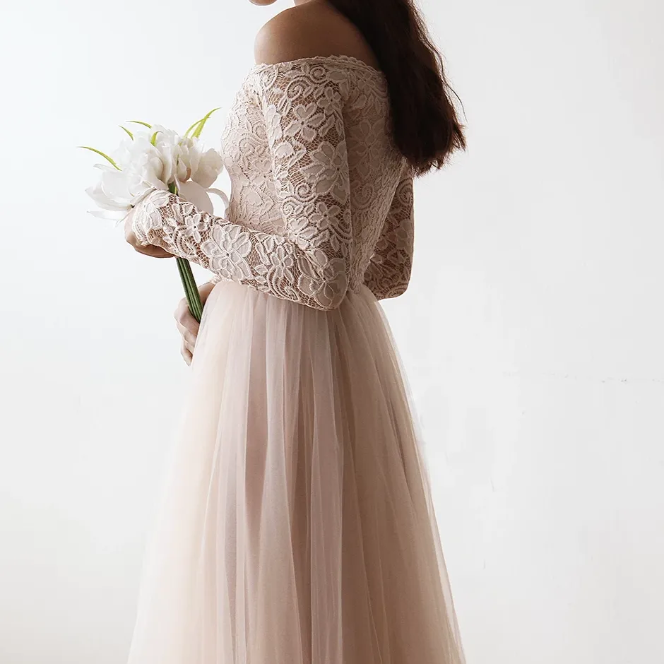 Lace and Tulle Dress #1134