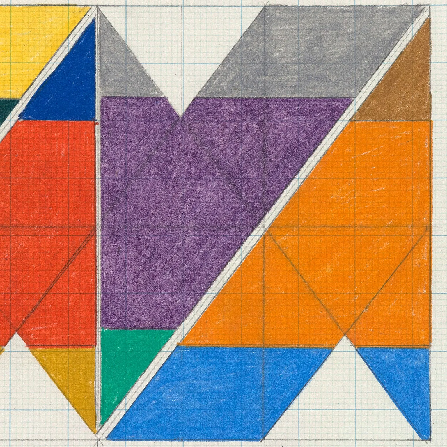 LARRY ZOX "SCISSOR JACK" DRAWING, 1965