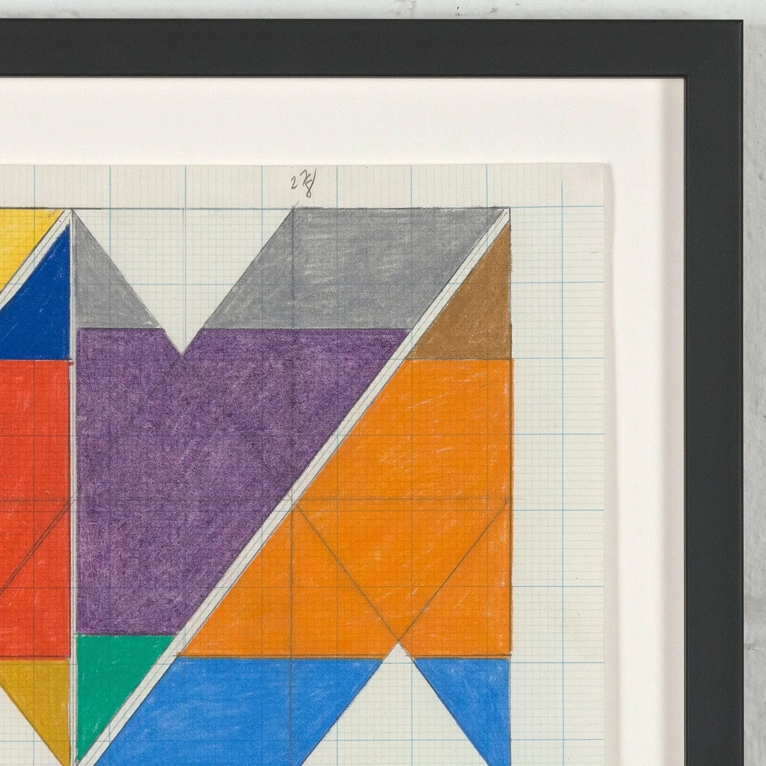 LARRY ZOX "SCISSOR JACK" DRAWING, 1965