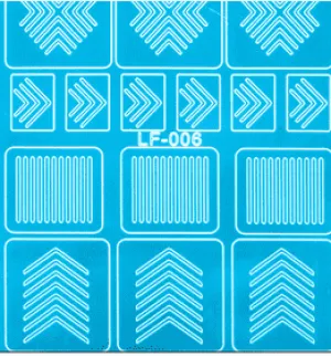 Laser Foil Sticker -  (LFSW06)