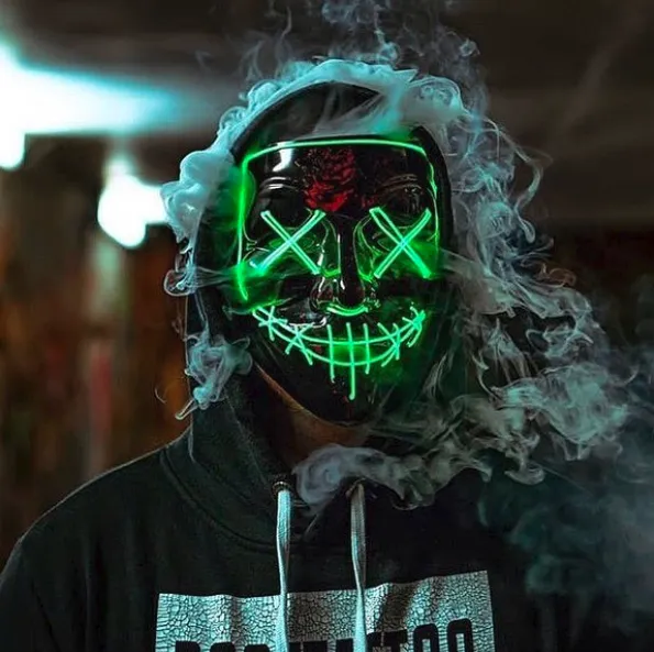 LED Halloween Mask