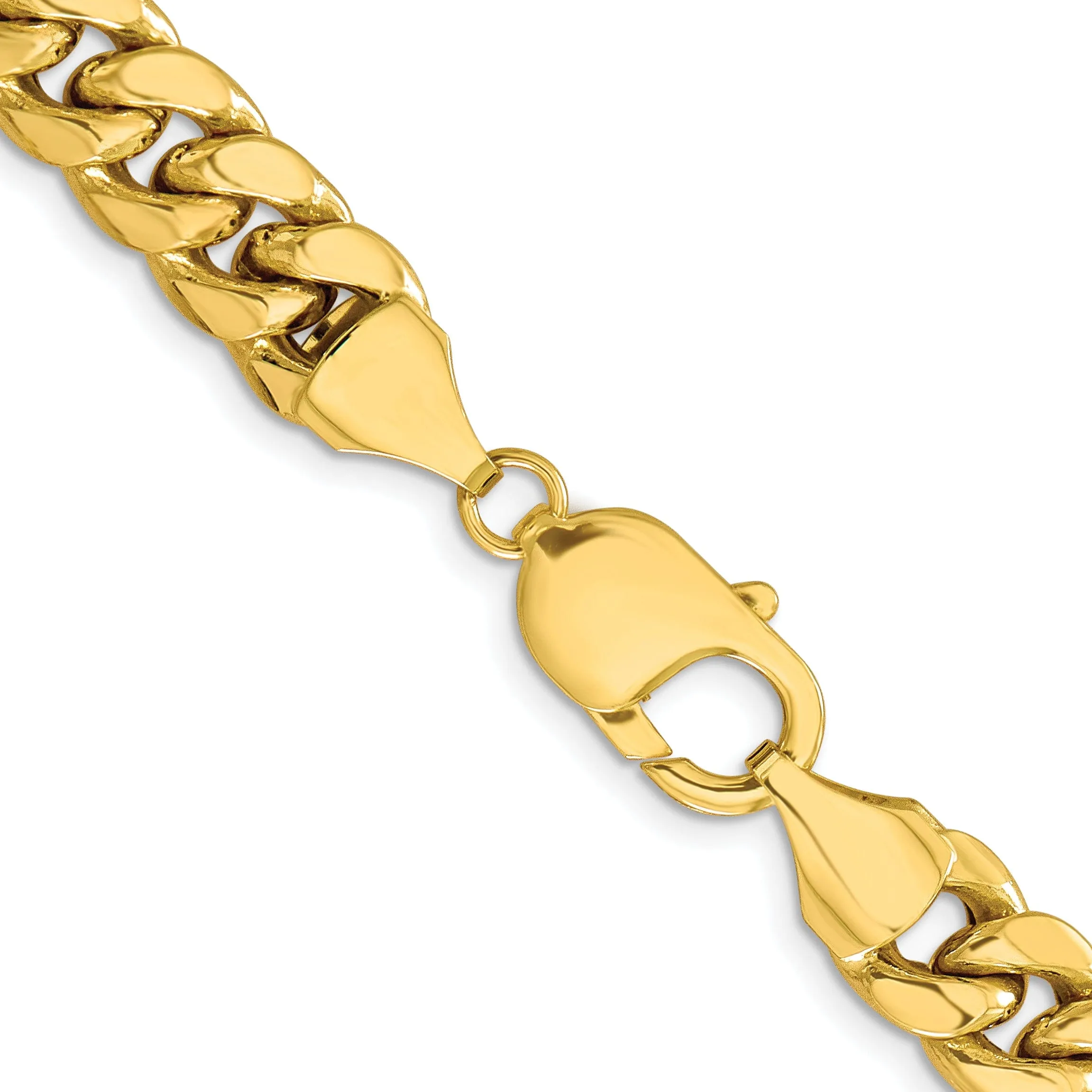 Leslie 10k Yellow Gold 9.3 mm Miami Cuban Chain
