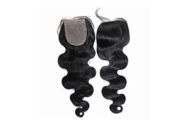 LONDON VIRGIN HAIR Luxury Silk Base Free Part Closure