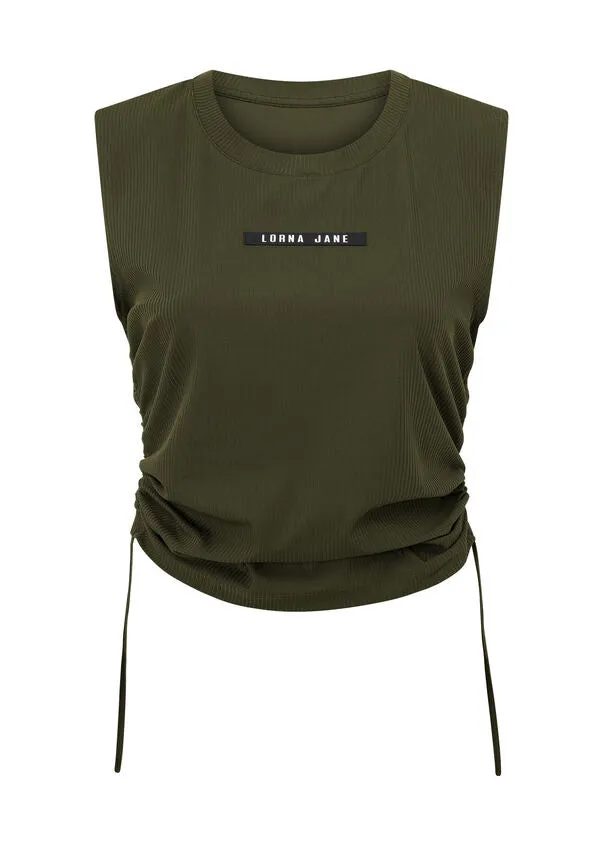 Lorna Jane Pull Up Active Tank - Luxury Green