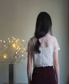 Lumiere lace top {Sold out}