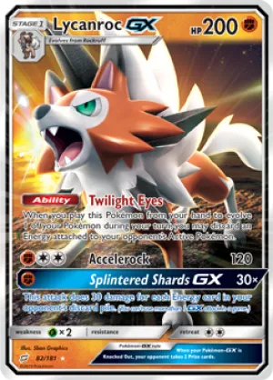 Lycanroc 82/181 FULL ART FOIL RARE