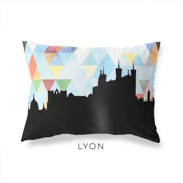 Lyon, France geometric skyline