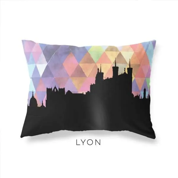 Lyon, France geometric skyline