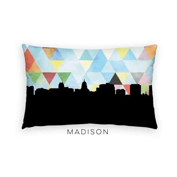 Madison, Wisconsin geometric skyline