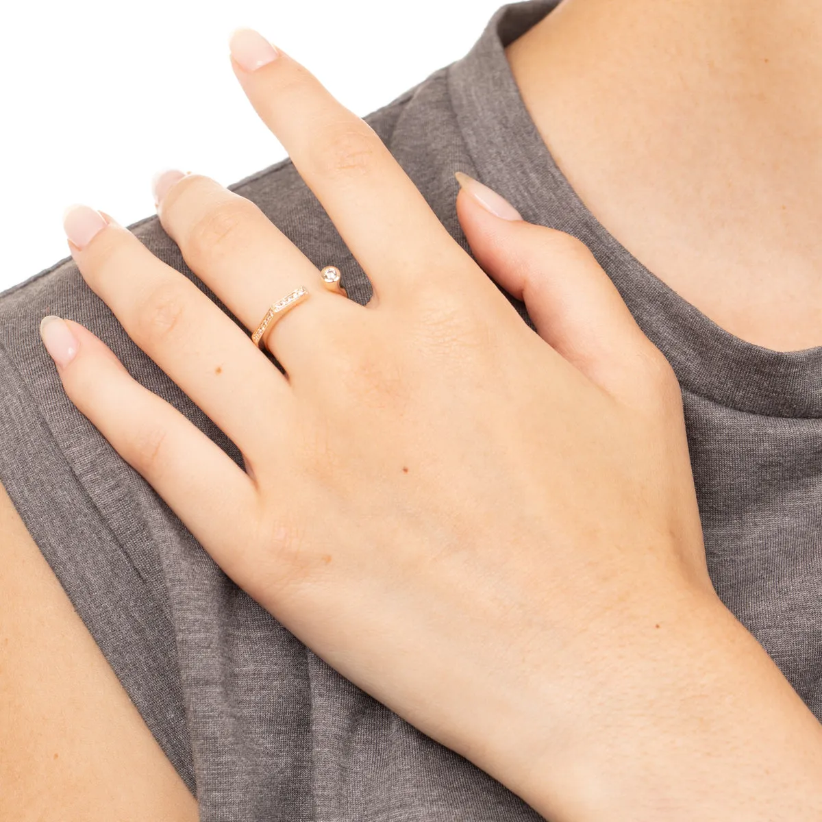 MANHATTAN Diamond Cuff Ring