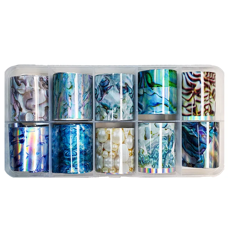 Marbleized Glass - Nail Art Transfer Foils