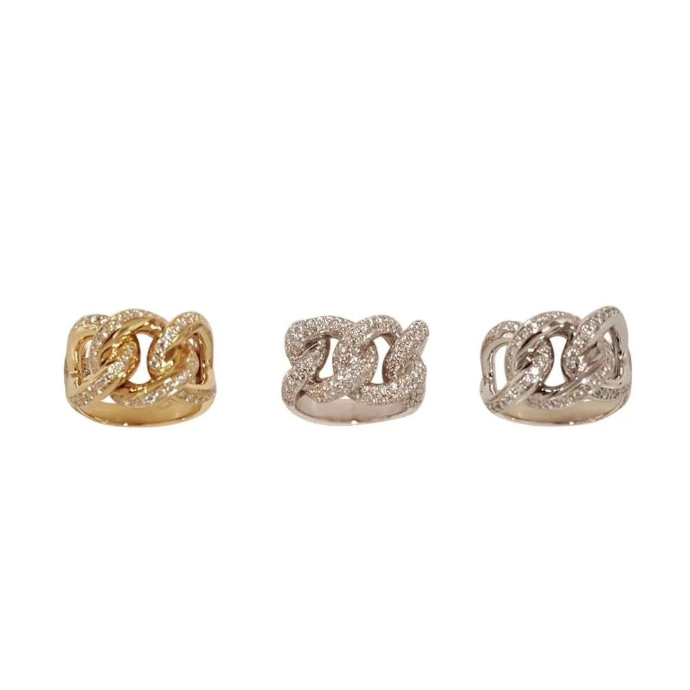 Matthia's & Claire Precious Diamond Links Ring