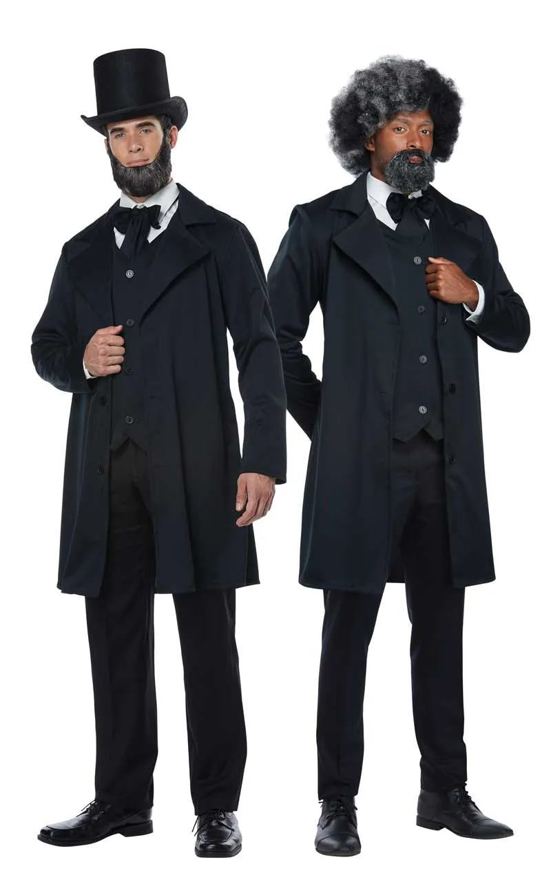 Mens Abraham Lincoln/Frederick Douglass Costume