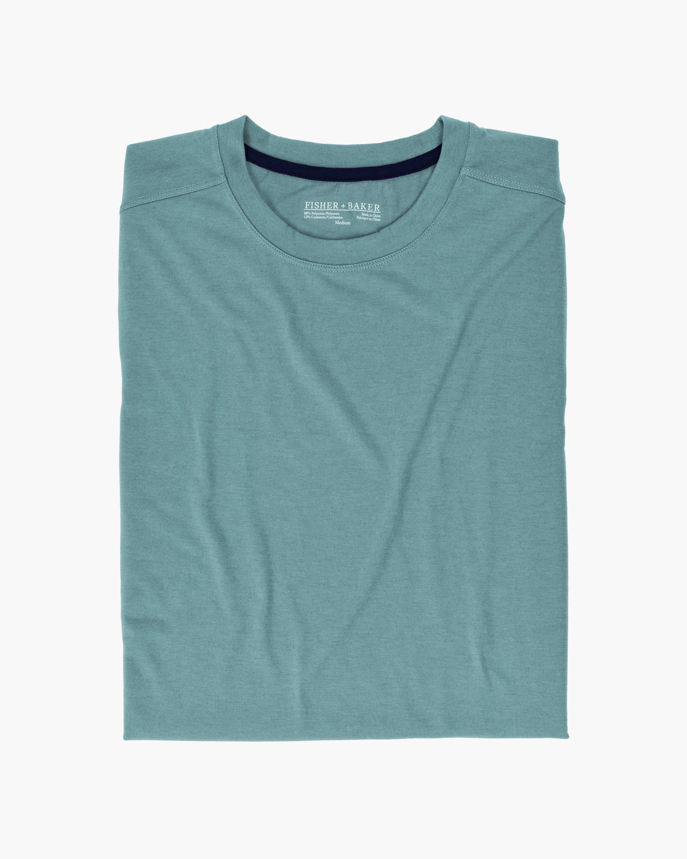 Men's Everyday Cashmere Short Sleeve Crew (Made in USA)