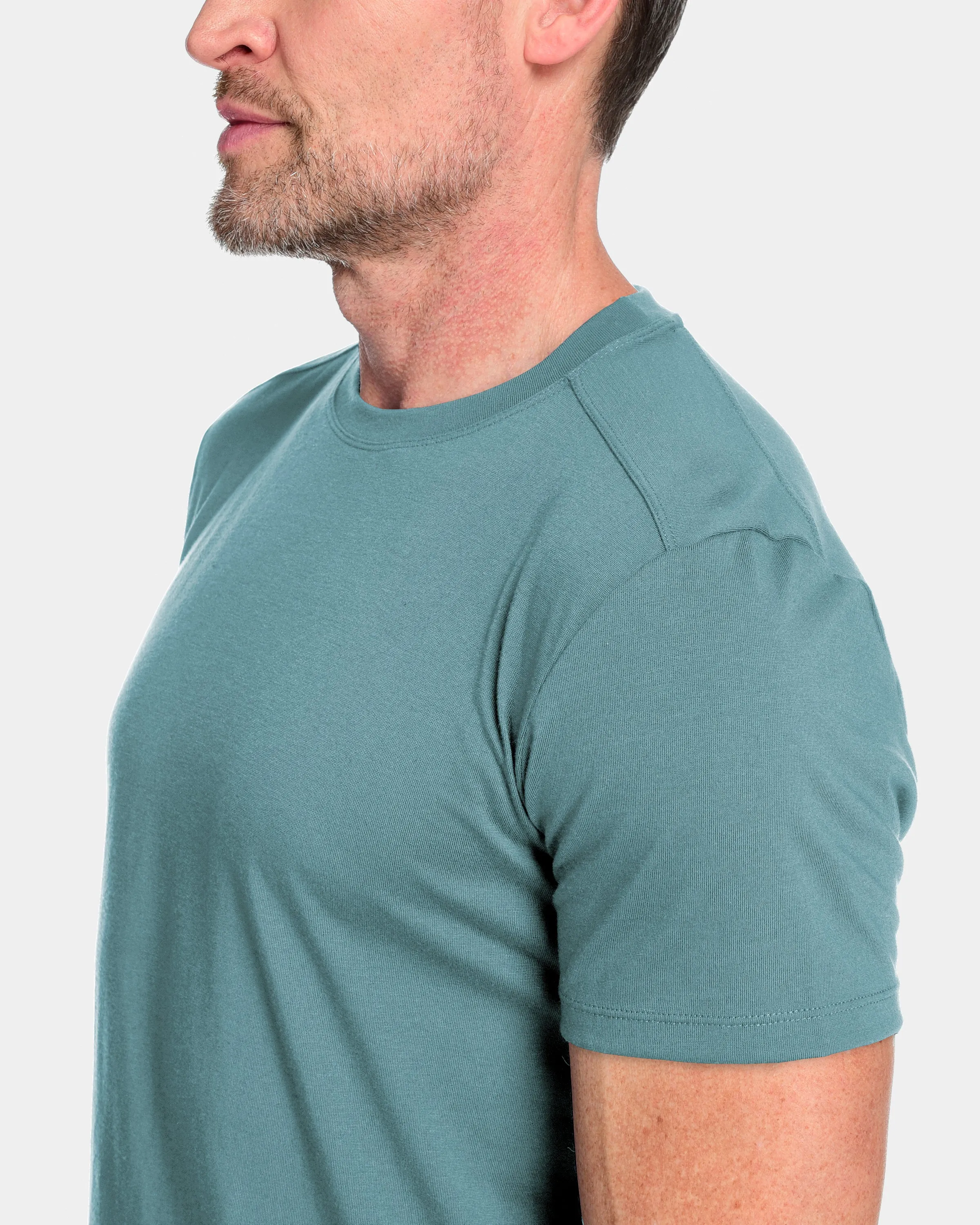 Men's Everyday Cashmere Short Sleeve Crew (Made in USA)