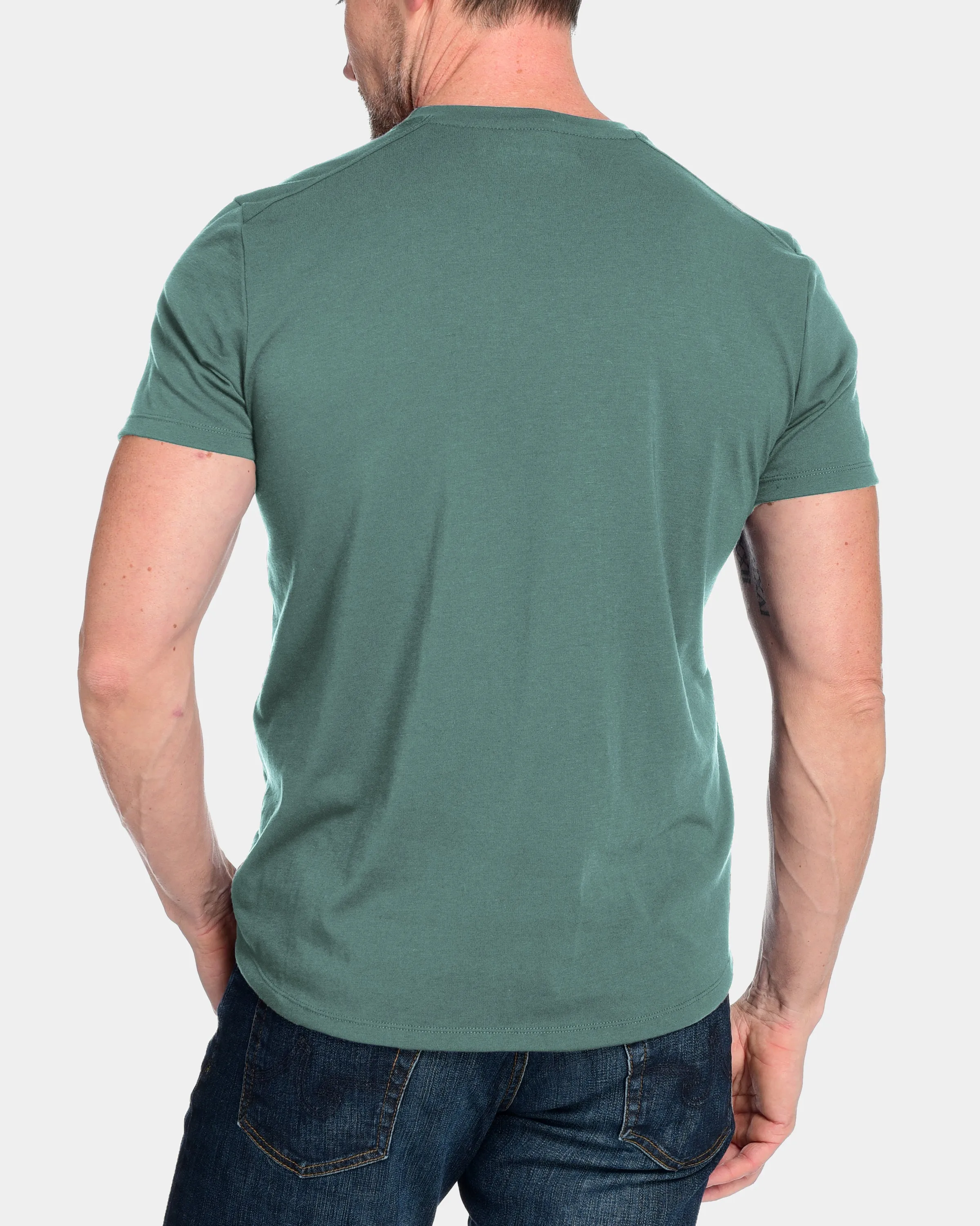 Men's Everyday Cashmere Short Sleeve Crew (Made in USA)