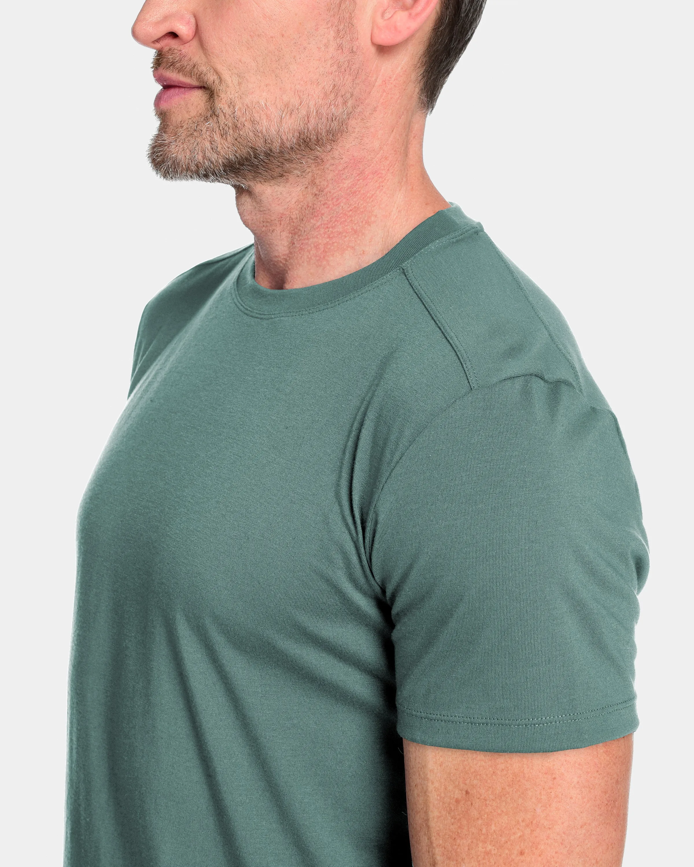 Men's Everyday Cashmere Short Sleeve Crew (Made in USA)