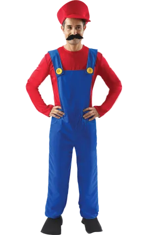 Mens Super Mario Costume