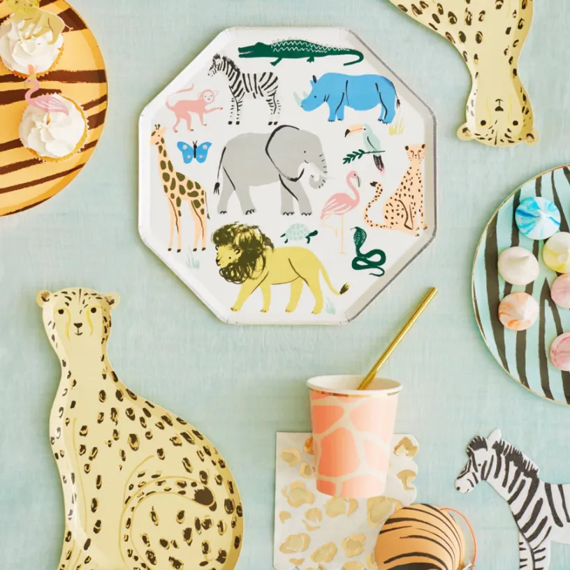 Meri Meri Safari Animals Party Supplies