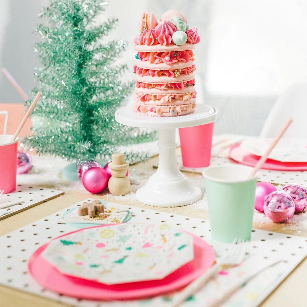 Merry & Bright Christmas Party Plates