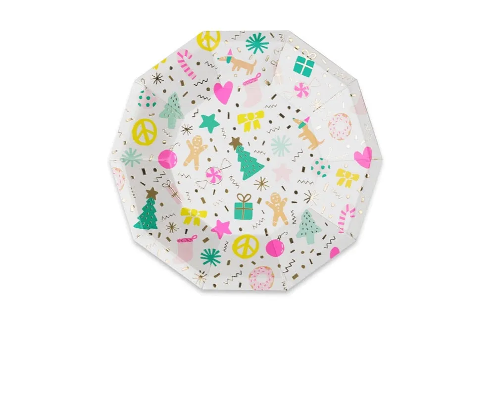 Merry   Bright Side Plates