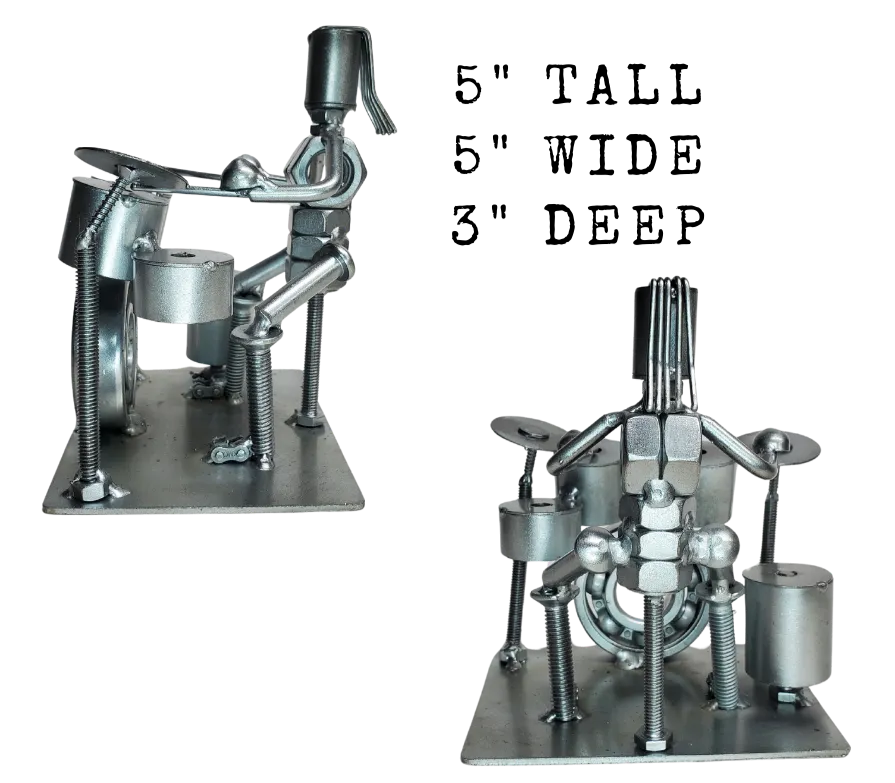 Metalhead Drummer Metal Art