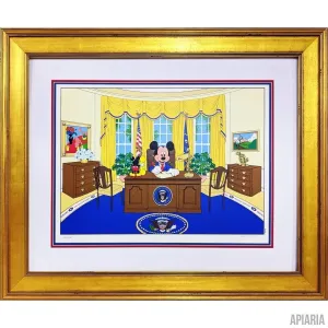 Mickey For President Serigraph art, Disney