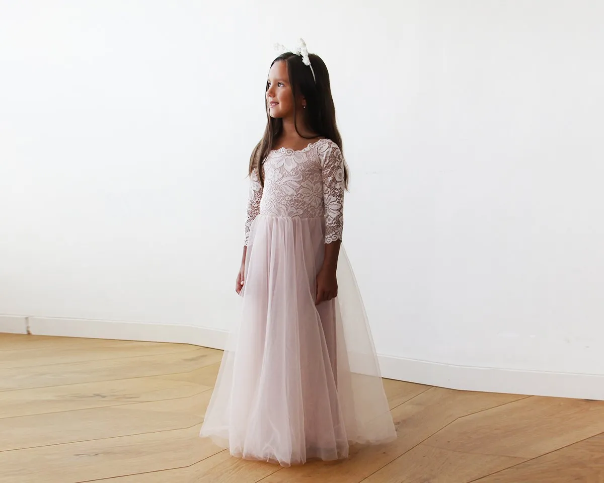 Mini Me Collection Blush  ,mommy and me dress #1134