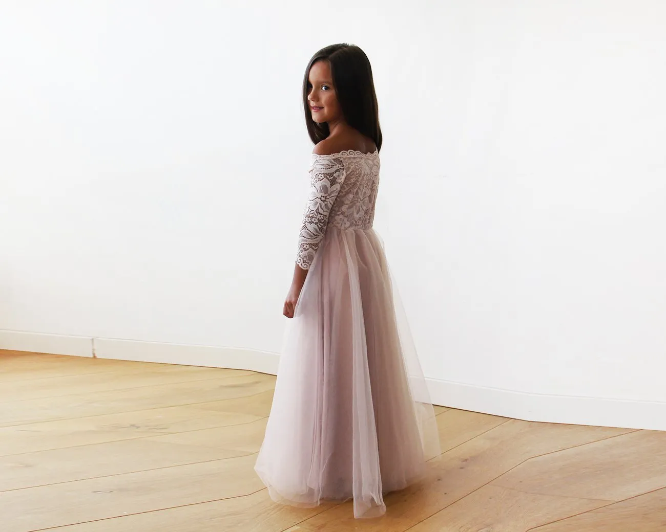 Mini Me Collection Blush  ,mommy and me dress #1134