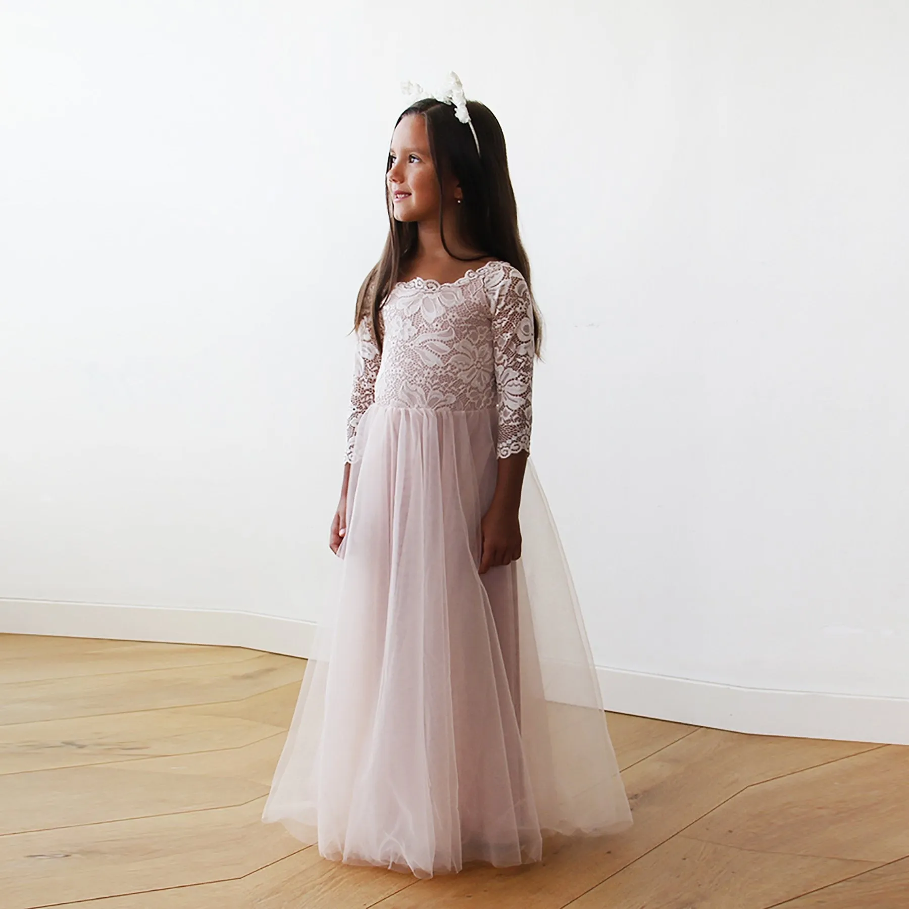 Mini Me Collection Blush  ,mommy and me dress #1134