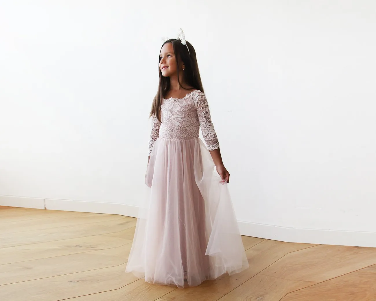 Mini Me Collection Blush  ,mommy and me dress #1134
