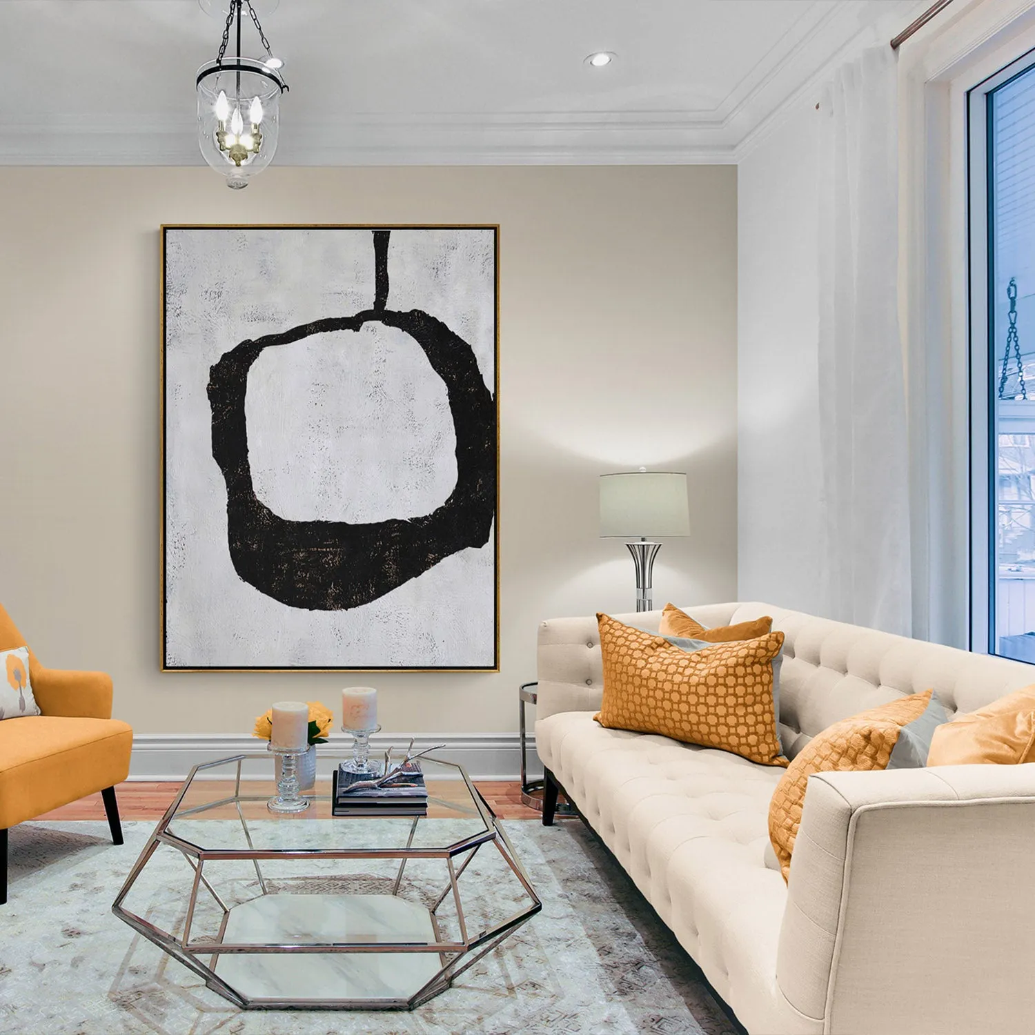 Minimal Geometric Art H57V
