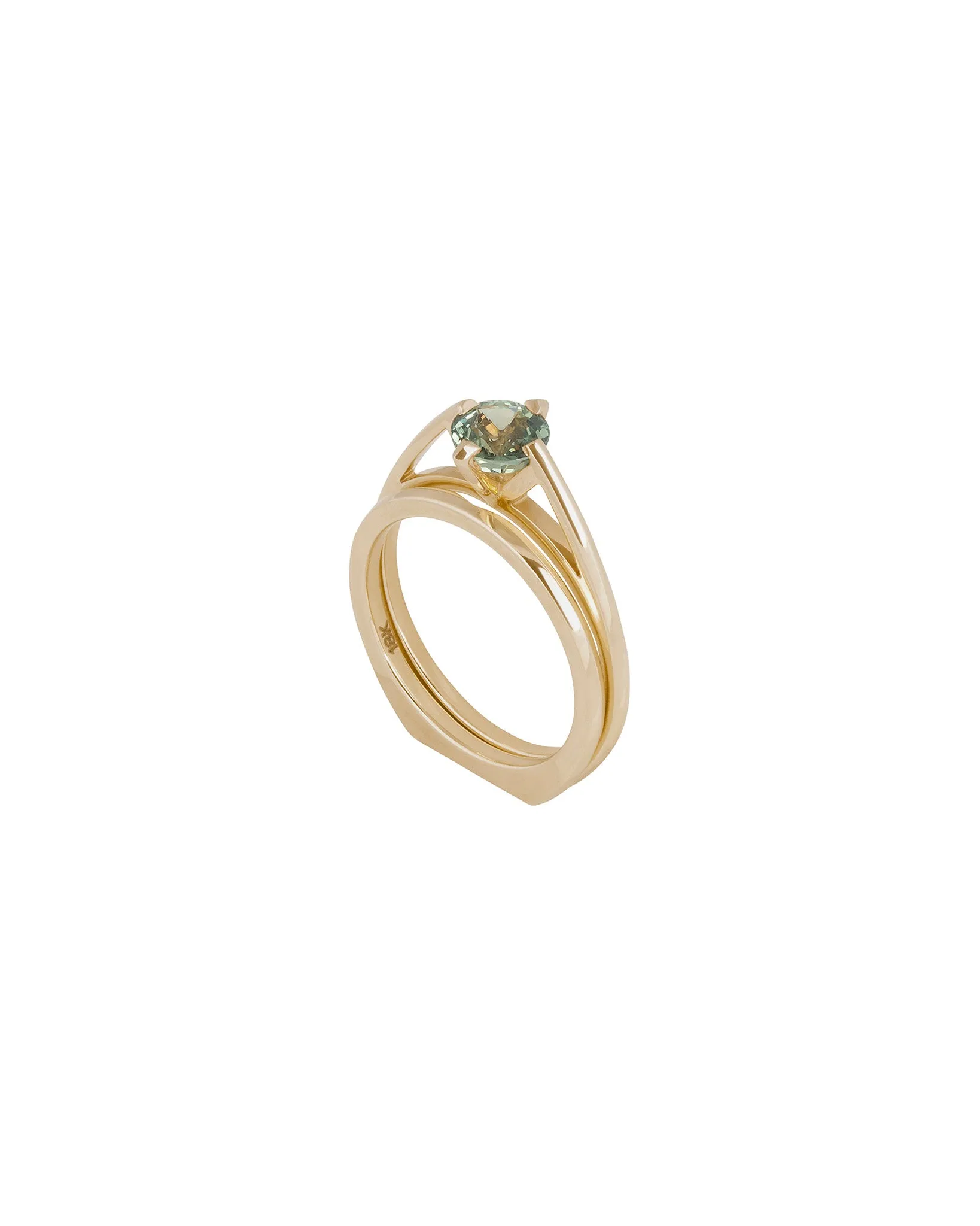 Minimalist Arc   Minimalist Band Ring Set