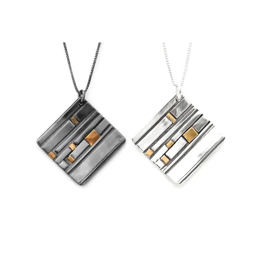 Modern Art Deco Necklace