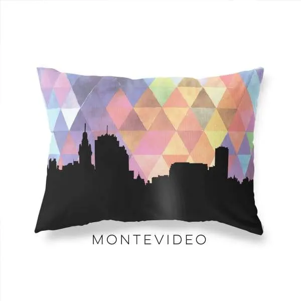 Montevideo, Uruguay geometric skyline