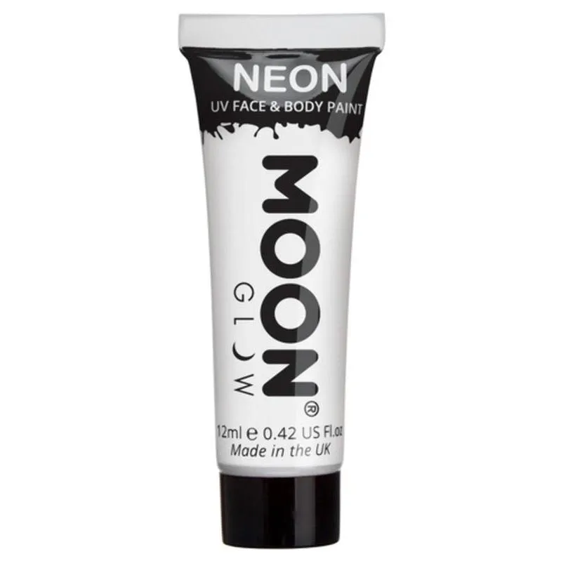 Moon Glow Intense Neon Uv Face Paint, White