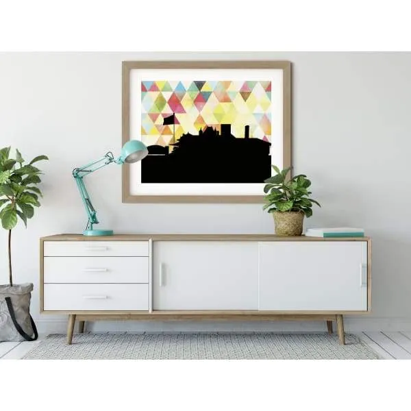 Nampa, Idaho geometric skyline