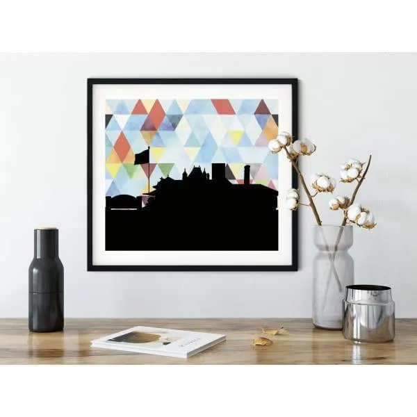 Nampa, Idaho geometric skyline
