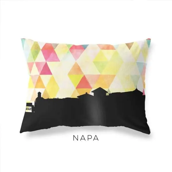 Napa, California geometric skyline
