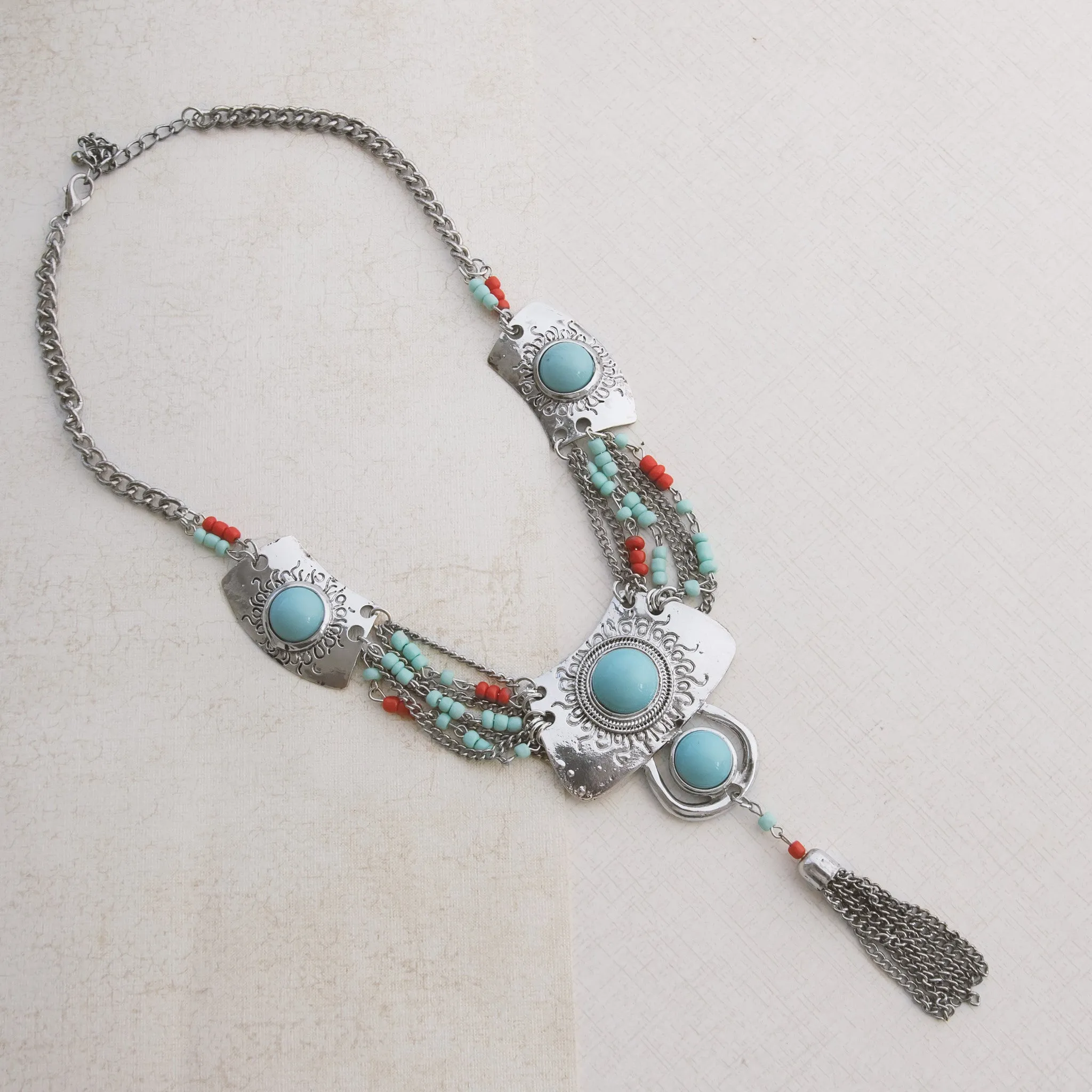 Native Pride Silver Necklace