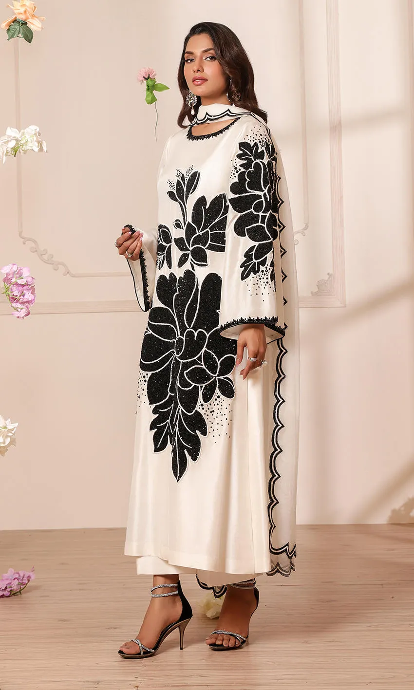 Nomi Ansari Silk Collection Unstitched Heavy Embroidered NALP-24