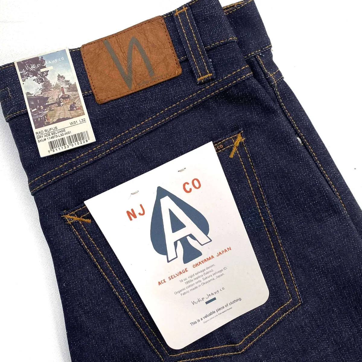 Nudie Jeans Rad Rufus Dry Ace Selvedge Denim
